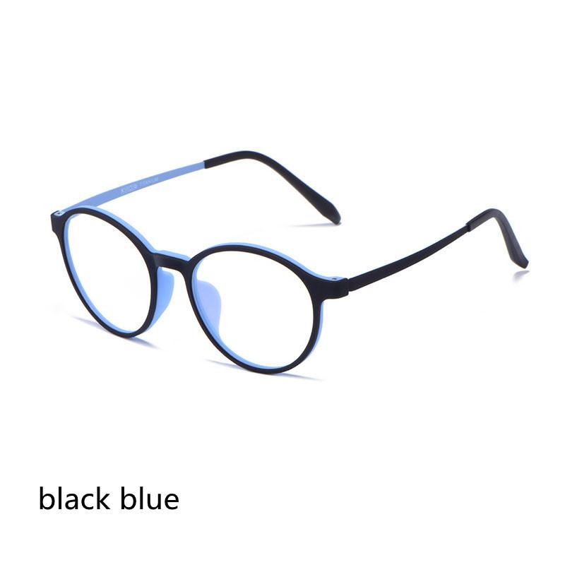 Ultralight Pure Titanium Men Comfortable Eyewear Women Vintage Round Big Frame Myopia Reading Optical Prescription Glasses