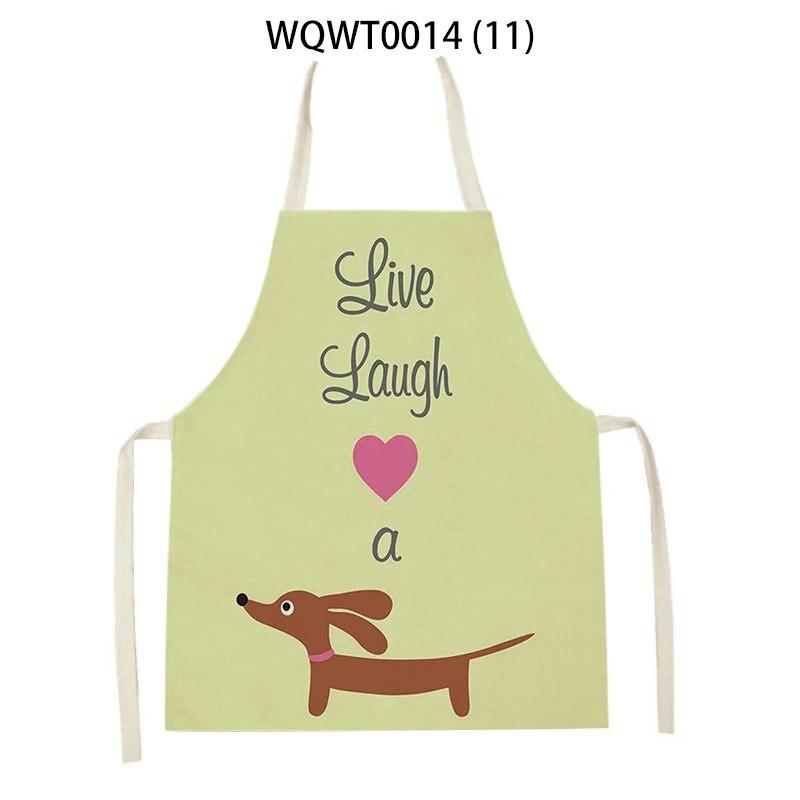 Cute Dog Graphical Printing Kitchen Apron for Children's Apron for Children's Apron Isused Forhouse Accessories for Chef Cooking