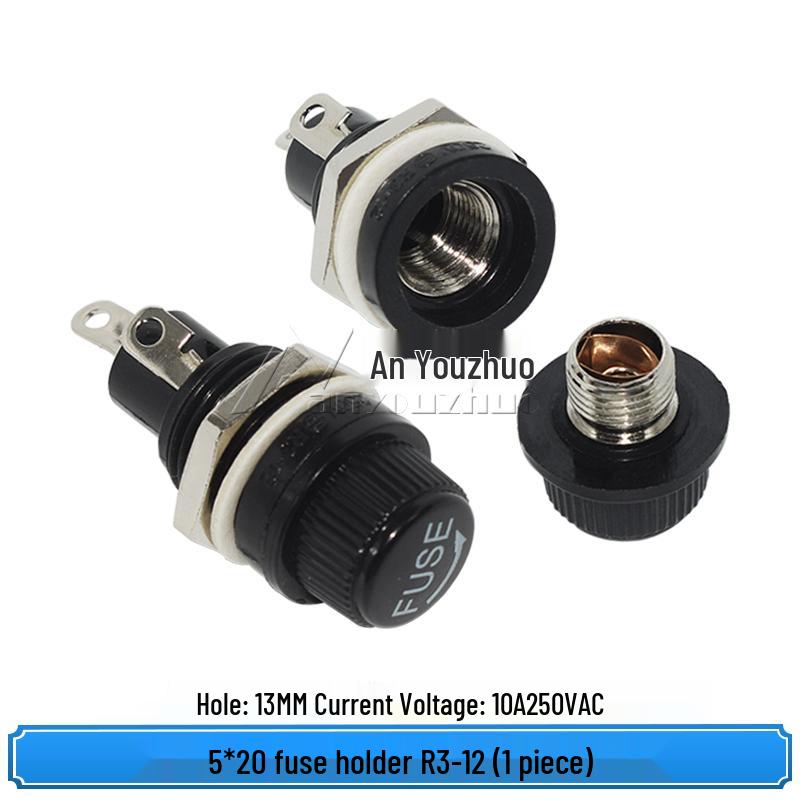 5x20mm Fuse Holder R3-11 for 12V/24V 10A 250V, PTF45/PTF50 Types