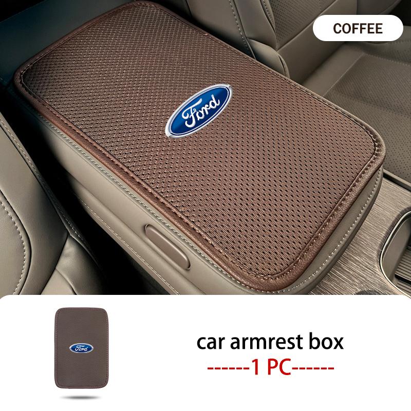 LRJF5 Car Armrest Center Console Cushion Auto Arm Rest Pad For Ford Escort KA Flex Everest KA Expedition Falcon Fusion