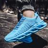 Running Shoes Durable Woven Breathable Anti-slip Men Shoes Comfortable Lightweight Soft Mesh Lace-up Sports Shoes Men