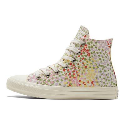 Chuck Taylor All Star High Floral Print - Egret Women Sneakers White Multi Black A01594C