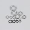 100Pcs Fishing Split Rings Stainless Steel 3.5-12Mm High Quality Strengthen Double Circle Round Snap Pesca Accessories