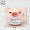 Hand-Woven Crochet Doll Positive Energy Potato Funny Vegetables Fruits Toy Emotion Expression Gift Pocket Hug Knitting Ornaments