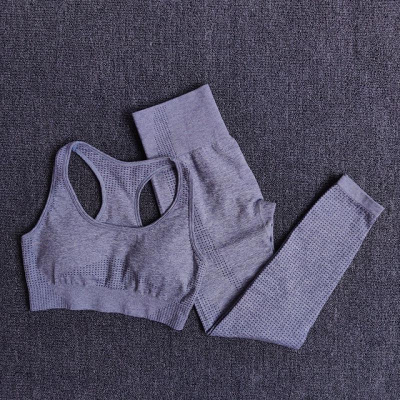 Seamless Women's Yoga Set: 2/3/5PCS Workout Sportswear