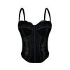 Sexy Lace Corset Bustier Sleeveless Crop Top Slim Fit Party Clubwear Women