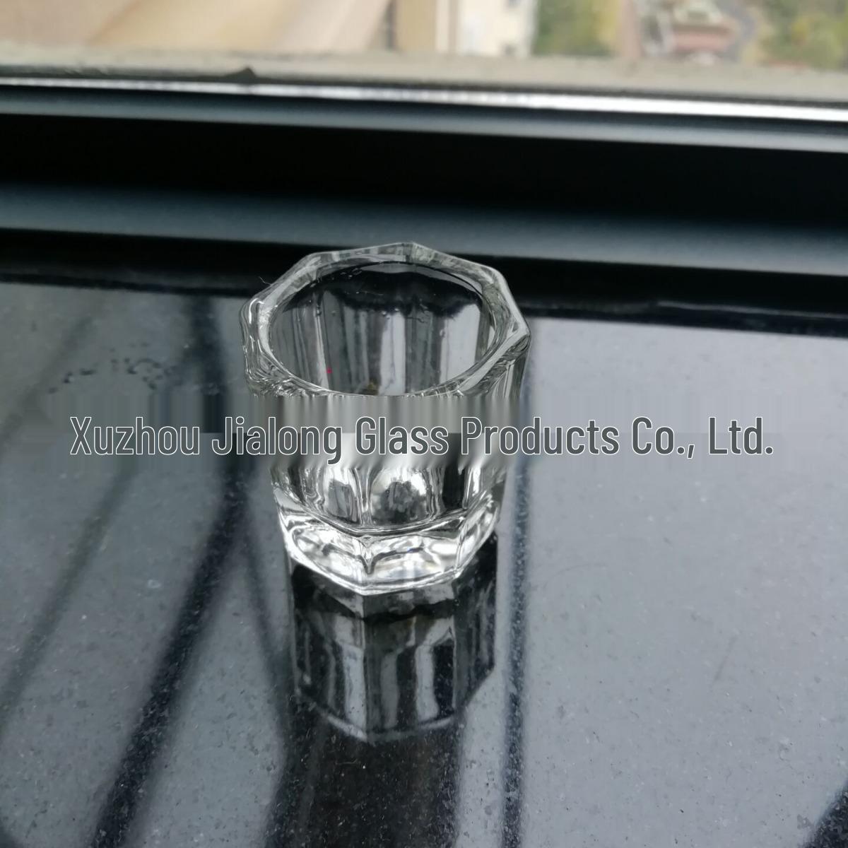 

Восьмигранный стеклянный стаканчик для нейл-арта и смешивания акрила