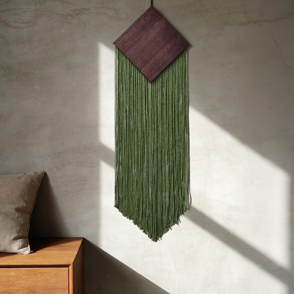 Handmade Woven Tapestry Cotton Rope Wall Background Decor For Hotel Hanging Artwork