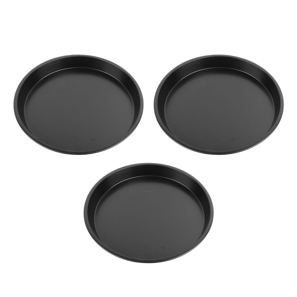 3 Pcs Non Stick Baking Pan 10in Pizza Baking Pan Multi Function Baking Pan for Cooking