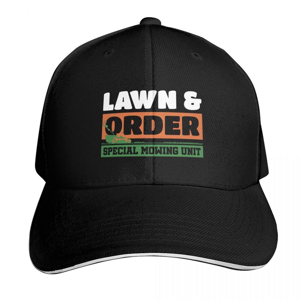 Funny Lawn Order Special Mowing Unit Baseball Cap Vintage Retro Embroidered Lightweight Packable Gift For Him Her