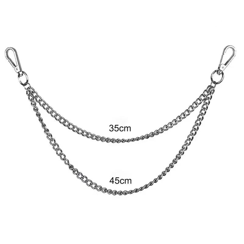 Chaîne de Taille Métal Mode Style Punk Accessoires Jeans Pendentif Hip-hop Chaîne de Pantalon Polyvalente