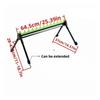 Adjustable Aluminum Fishing Rod Rack Folding with Extendable