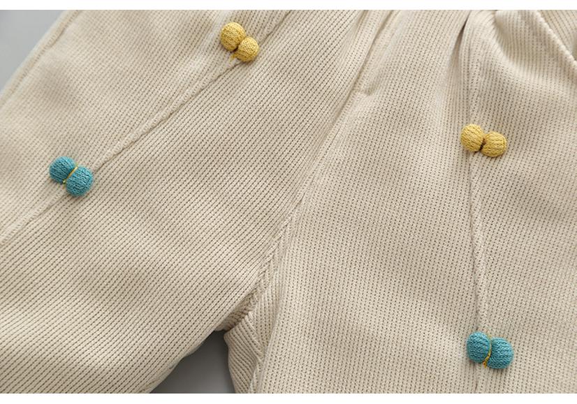 Girls' Winter Cotton Fleece-Lined Pants - Thick, Warm & Stylish Loose Fit