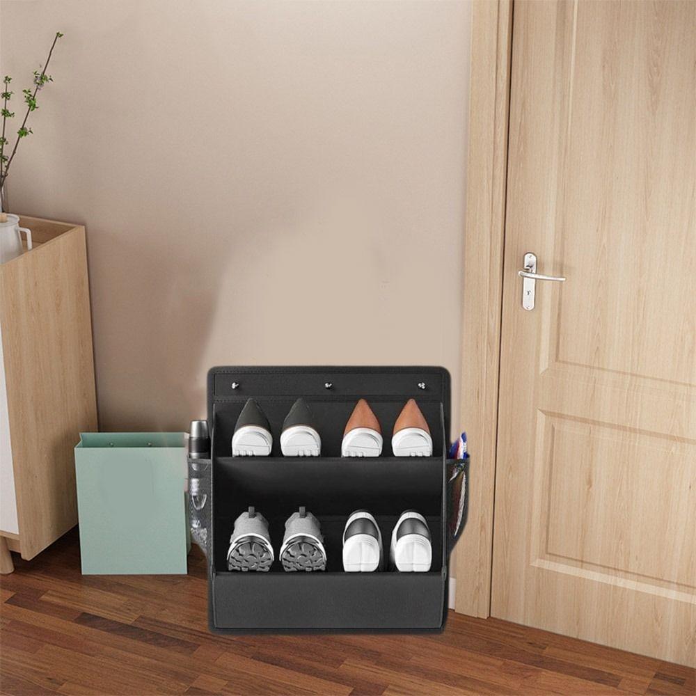 Large Capacity Wall-Mounted Shoe Rack Saving Space Shoe Storage Rack  Suitable for Campers