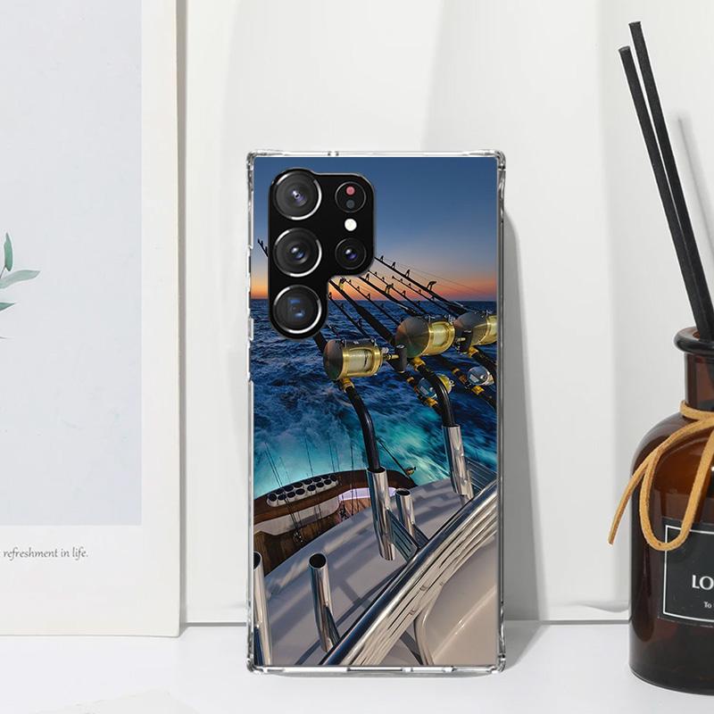 

Carp Fish Fishing Rod Hook Phone Case For Samsung Galaxy S26 S25 Edge S24 FE S23 S22 Ultra S21 Plus S20 + Art Fundas Back Cover Samsung S20 Ultra