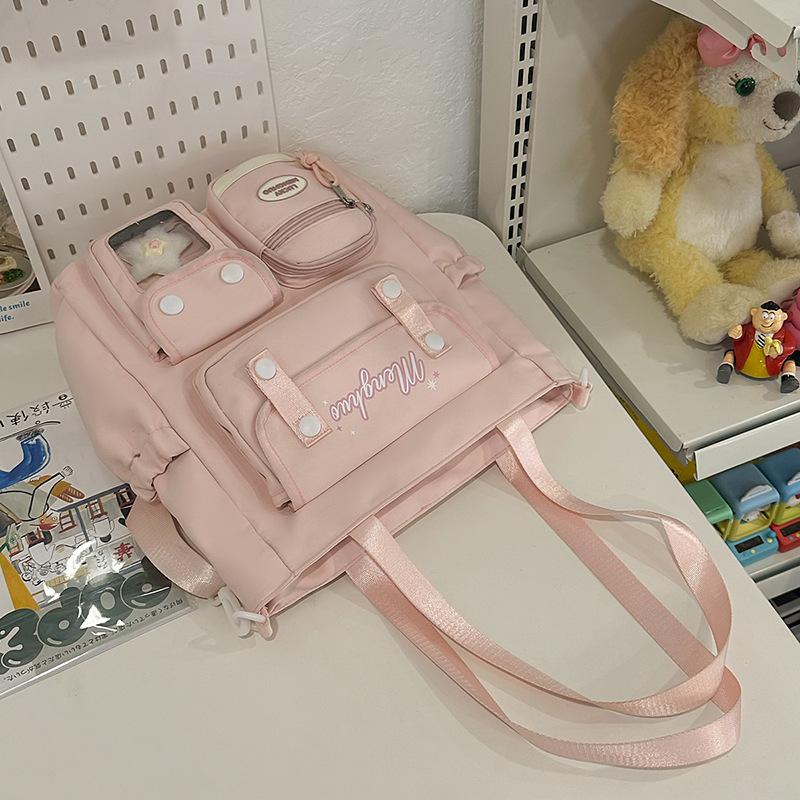 

Школьный рюкзак корейская версия ins рюкзак большой вместимости нишевый дизайн повседневный универсальный модный наплечный рюкзак для занятий