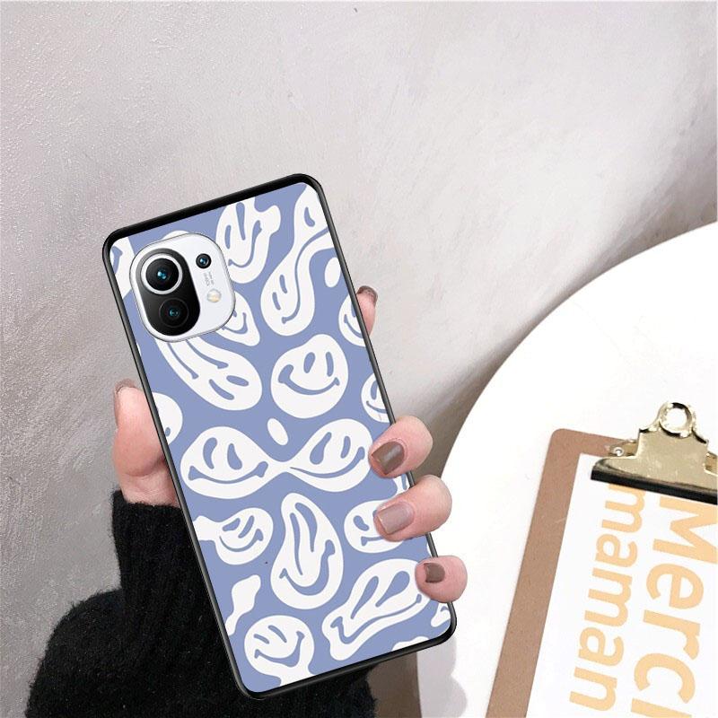 Trippy Smiley Phone Case for Xiaomi 12 Mi 10T 11T 11 Pro 10 10T 11 lite 10pro 11Ultra Poco X3 Pro Poco F3 M3