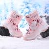 Kids' Waterproof Fleece-Lined Snow Boots - Non-Slip, Warm Cotton for Boys & Girls