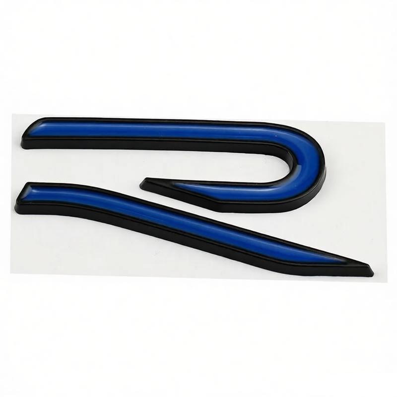 ear1 Metal for Volkswagen VW R Emblem Tiguan Bora GOLF POLO PASSAT CC T-CROSS Touran Jetta Arteon MK6 Car Grille Emblem Modification