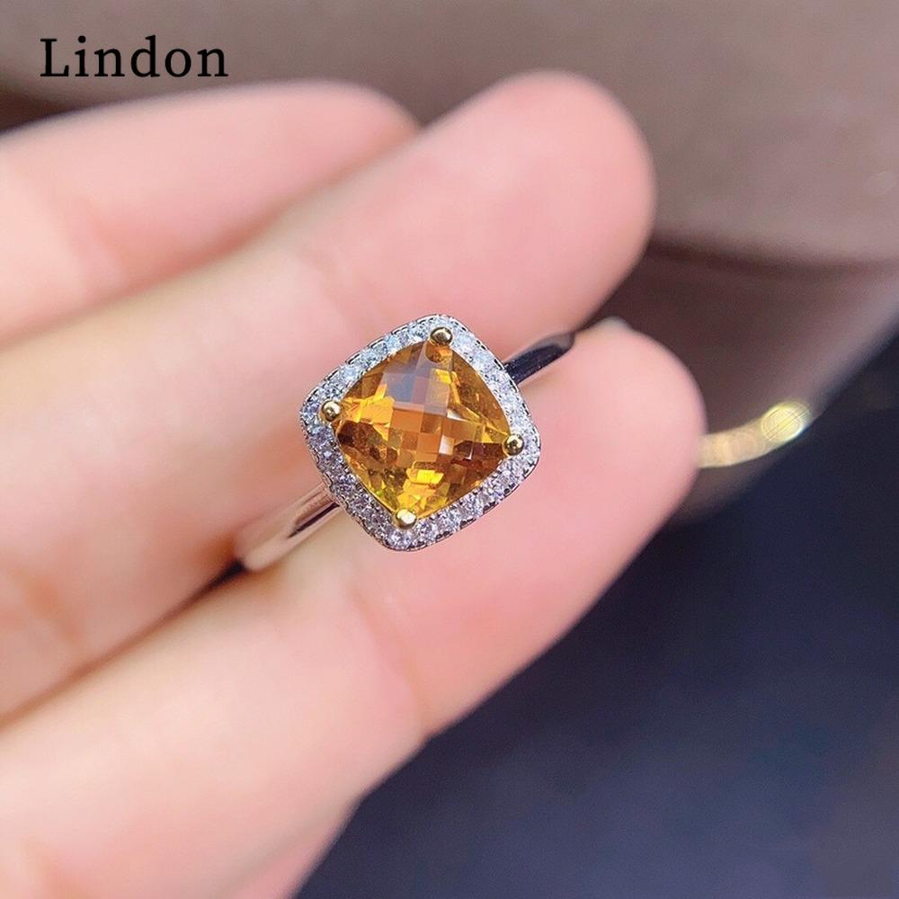 Lindon Classic Copper Alloy Zircon Ring Ladies Jewelry Wedding Promise Party Gift