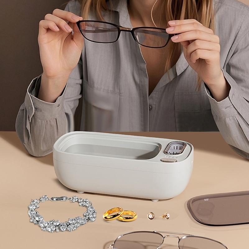 Practical Jewelry Glasses Cleaner Efficient Cleaners Cleaning Machine Eyeglass Cleaning Device Perfect for Jewelrys