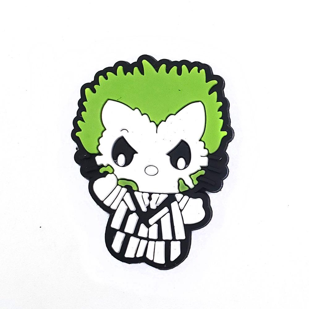 Halloween Eve Horror Movie Character Croc Shoe Buckles - Soft PVC Rubber Accessories