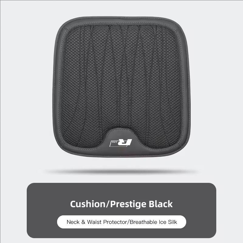 Car Neck Pillow Seat Cover Lumbar Support Headrest For VW GTI Polo T5 Passat Golf Tiguan Jetta CC T-ROC Scirocco Beetle Hub Cap