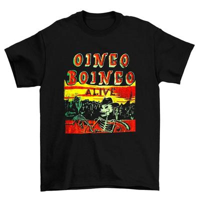 OINGO BOINGO DEAD MAN'S PARTY Cotton Black Unisex S-234XL T-shirt E669