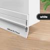 Silicone Door Bottom Seal Strip Soundproof Waterproof Draft Proof Easy Install for Bathroom Room Doors Sound Proof Wall Panels