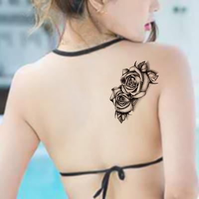 Body Tattoo Łatwy w użyciu Wodoodporna Wygodna Kwiatowa Tymczasowa Naklejka Tatuażowa dla Urody