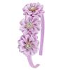 Stylish Floral Rhinestones Headwear Cloth Fabric Comfortable Nonslip Headdress for Casual to Formal Occasion