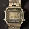 Used SEIKO ALBA Y789-5370 Genuine SS Bracelet 100m Water Resistant Working Condition
