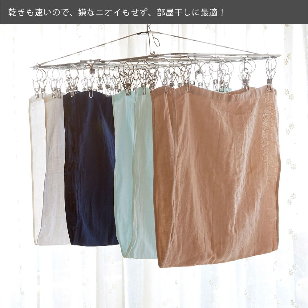 Set of 5 Gauze Bath Made in Senshu Towels 60 x 120 Light Blue Double-Ply Towels, Japan, (Approx. cm),
