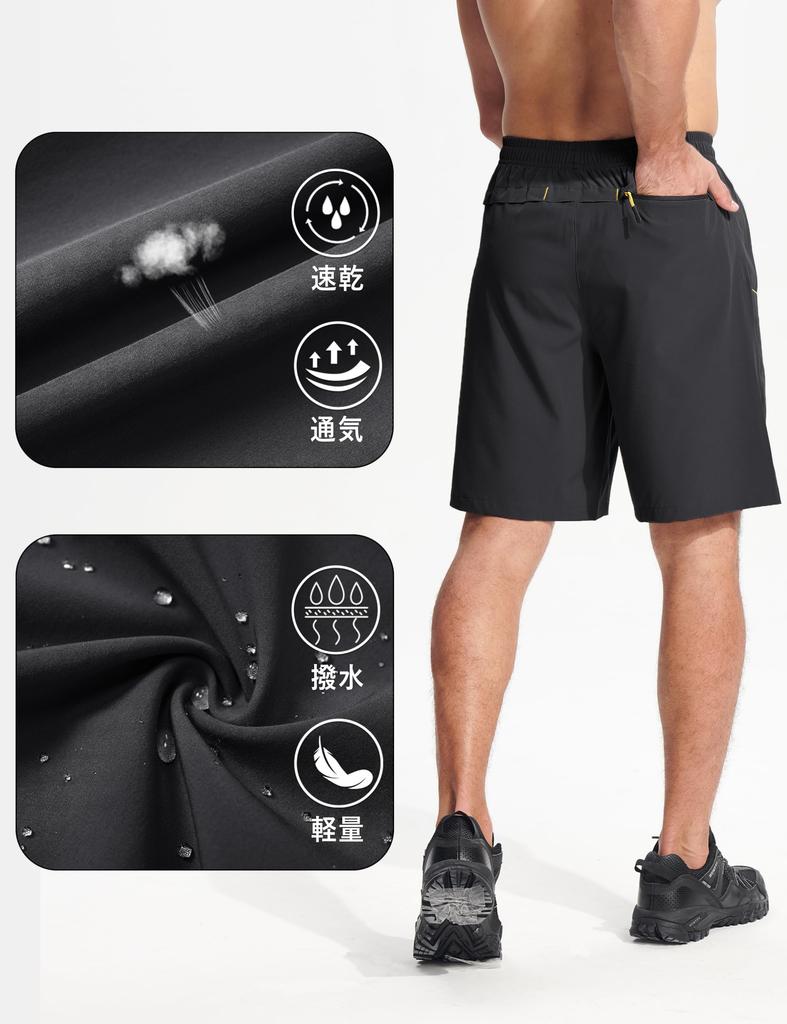 Sports Training Fitness Beach Running Amphibious Size XL Men's Shorts, Shorts, Shorts, Shorts, Shorts, Shorts, Shorts, Black,