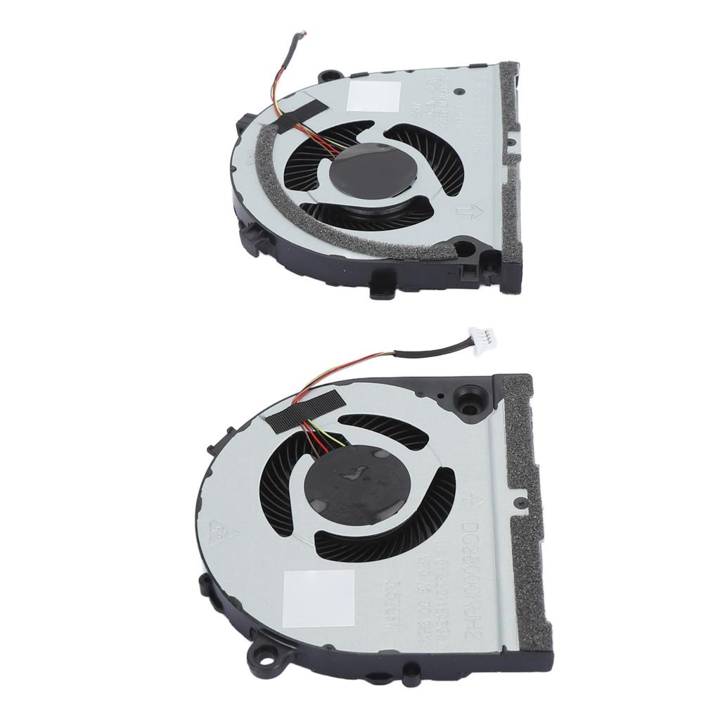 2pcs Laptop CPU GPU Cooling Fan Silent 4 Pin Laptop Cooling Fan Replacement for G3 3579 G3 3779 G5 5587