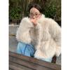 [9Stunden] Ausländischer High-End-Pelz Damen 2024 Winter Outer Revers Plüsch Strickjacke Top Damen m11176