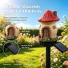 3PCS Solar Resin Christmas Halloween Floor Plug-in Light Outdoor Garden Light Waterproof Garden Decoration Landscape Lawn Light