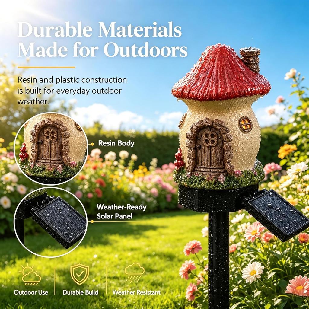 3PCS Solar Resin Christmas Halloween Floor Plug-in Light Outdoor Garden Light Waterproof Garden Decoration Landscape Lawn Light