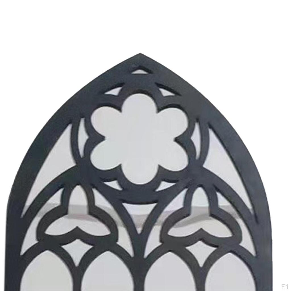 3 Pieces Gothic Mirrors Wall Decor,Decorative Arched Mirrors,Vanity Mirror Tiny for