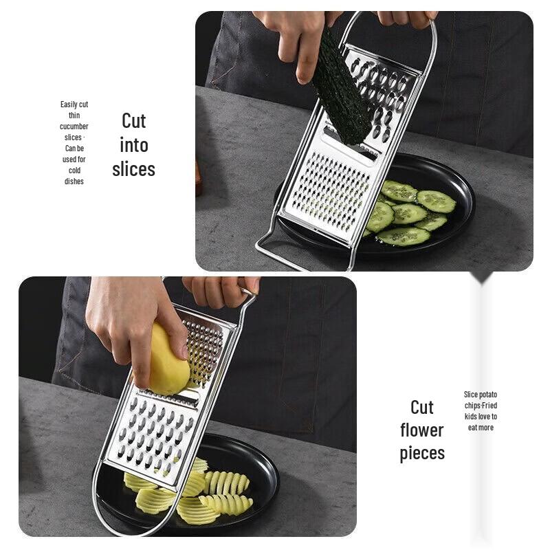 Bayco Small Stainless Steel Multi-functional Vegetable Slicer