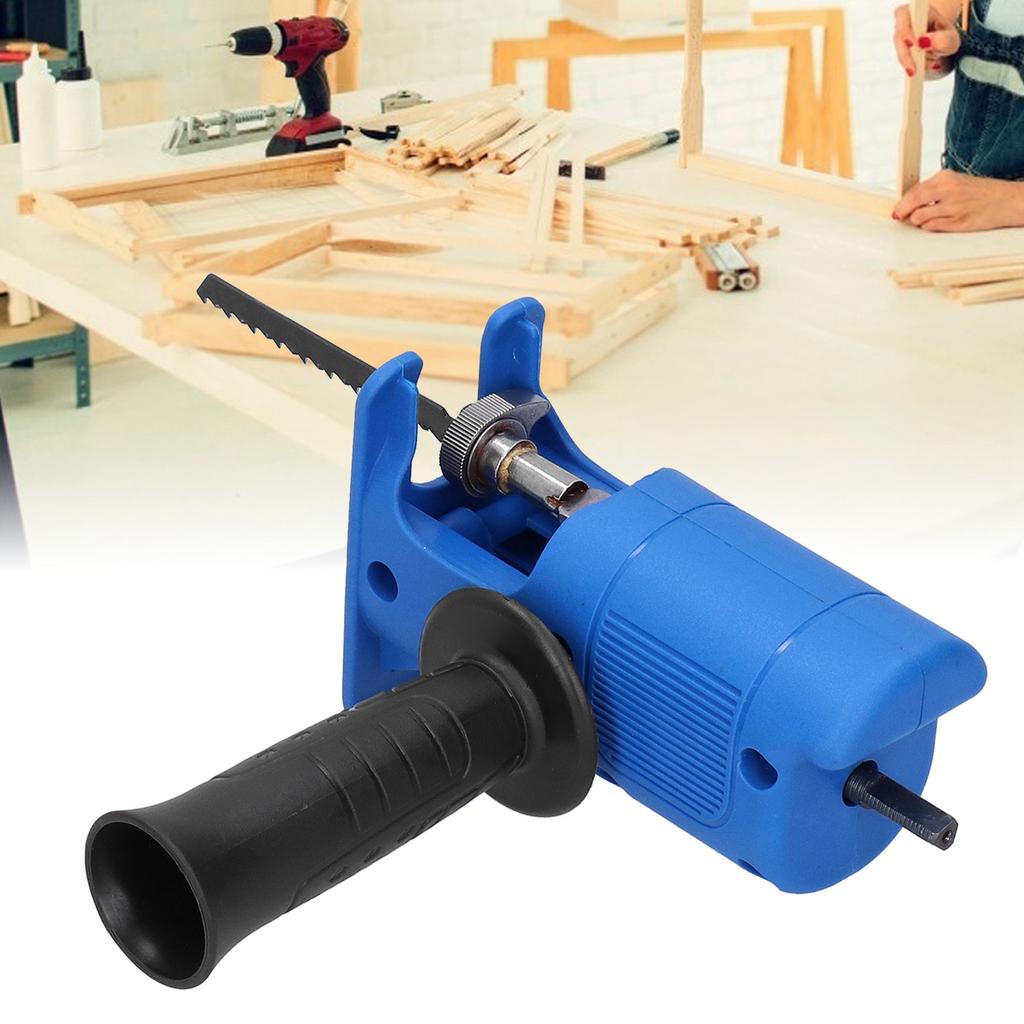 Household Reciprocating Saw Electric Drill Modified to Jig Saw Portable Tool for Woodworking