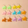 Cute Colorful Ballon Dog Drop Earrings for Women Girls Cartoon Animal Dangle Earrings Party Holiday Jewelry Gifts