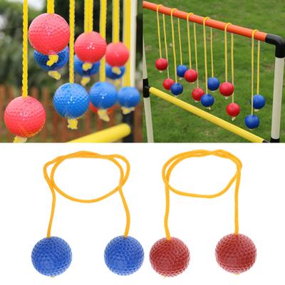 4Pcs Golf Tossing Ball Red and Blue Replacement Ladder Balls Outdoor Hard Golf Training Balls for Ladder Toss Game