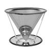 304 Stainless Steel Double Layer Coffee Filter with Stand