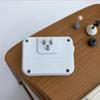 Surge Protector Power Strip 6-in-1 Mini Portable with 3 AC Sockets 2 USB Ports and 1 Type C White US Plug