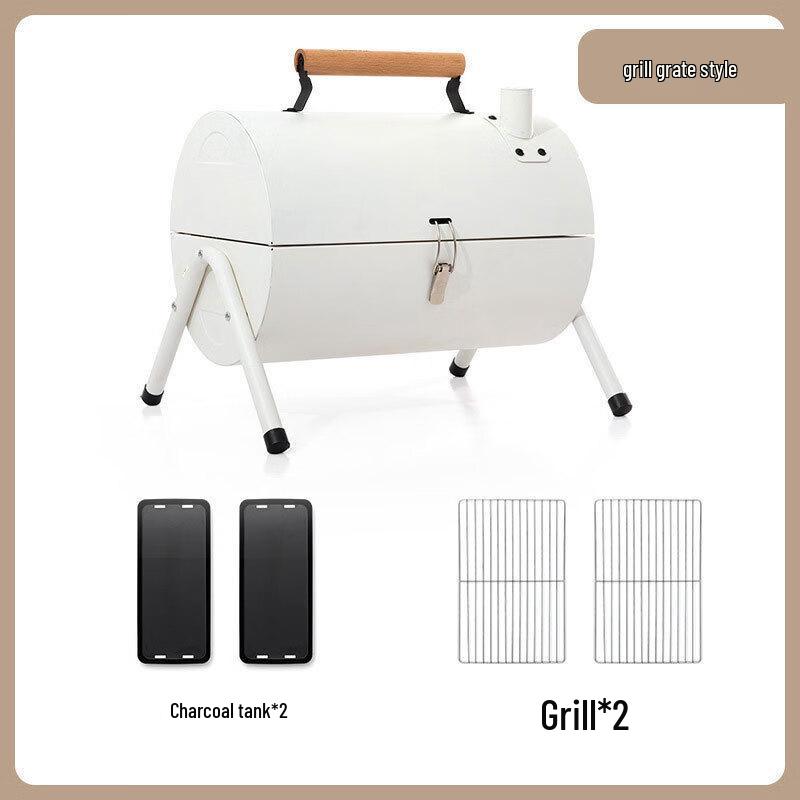 Suì Yuán Portable Camping Charcoal BBQ Grill One Size