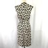 Diane von Furstenberg 100% Silk Sleeveless Knee-Length Wrap Dress 2 M Brown Beige cBH613(USED)