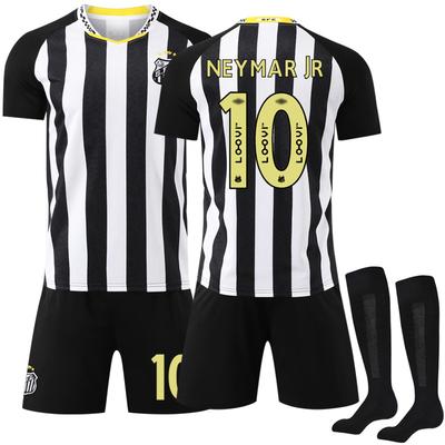 26 Santos Away Neymar No. 10 Jersey Brazilian League Children's Adult Football Suit