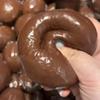 Round Blocks Filled Chocolate Pie Squishy Shapeable Sensory Fidget Ball  Children Gifts