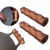 Barbecue Pan Handles Grip Cookware Lightweight Kitchen Durable Pot Sleeves Anti Scalding Wooden